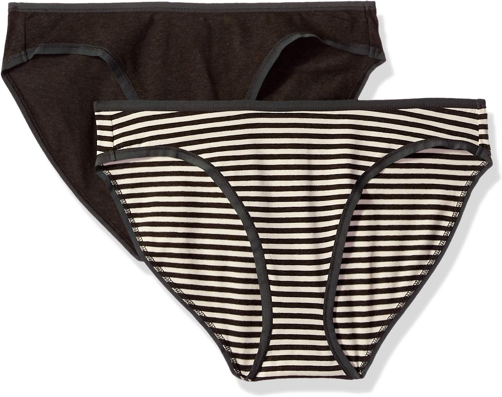Pact Women's Organic Cotton Bikini Brief Panties (2 Pack)