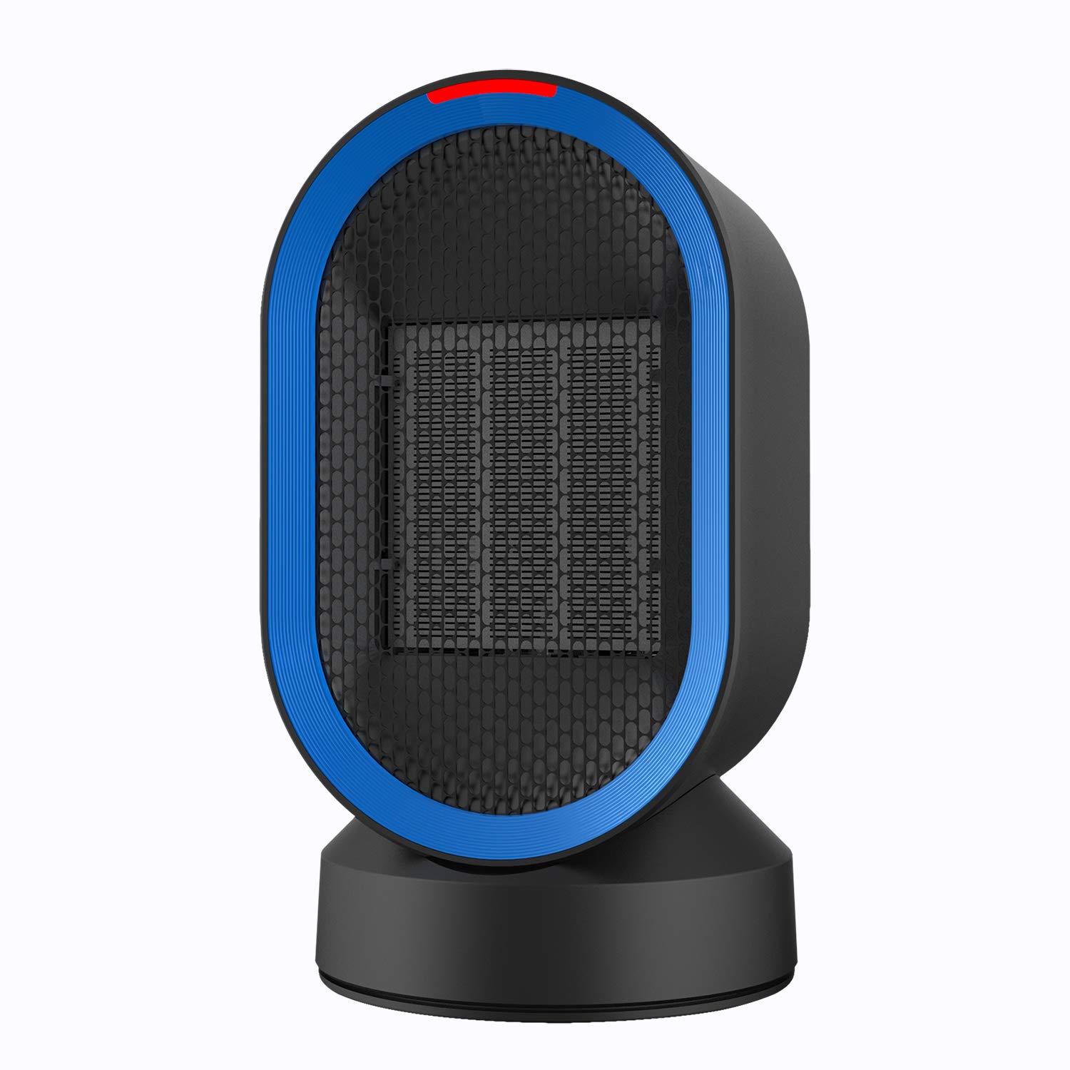 Ceramic Space Heater, Small Portable Electric PTC Heater with Auto-Oscillation,2s Quick Heating,Hot&Natural Wind,Tip-Over&Overheating Protection for Home Office Desk, 600 Watts