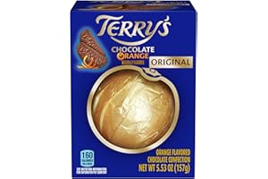 Terry's Milk Chocolate Orange 5.53 oz | Stocking Stuffer and Party Favor | Break Apart Chocolate Ball with Real Orange Oil | Holiday Favorite