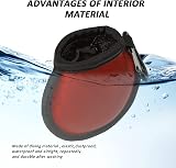 olyee 2 Pack Golf Ball Cleaner Pouch Waterproof Pocket Carabiner Bag Clip view 2