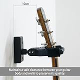Sondery Guitar Hanger Wall Mount 3 Pack Auto Lock Adjustable Hook Holder view 5