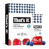 That's it. Apple + Blueberry 100% Natural Real
