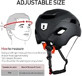 Tadpole Bike Helmet Adjustable USB LED Light Matte Black view 6