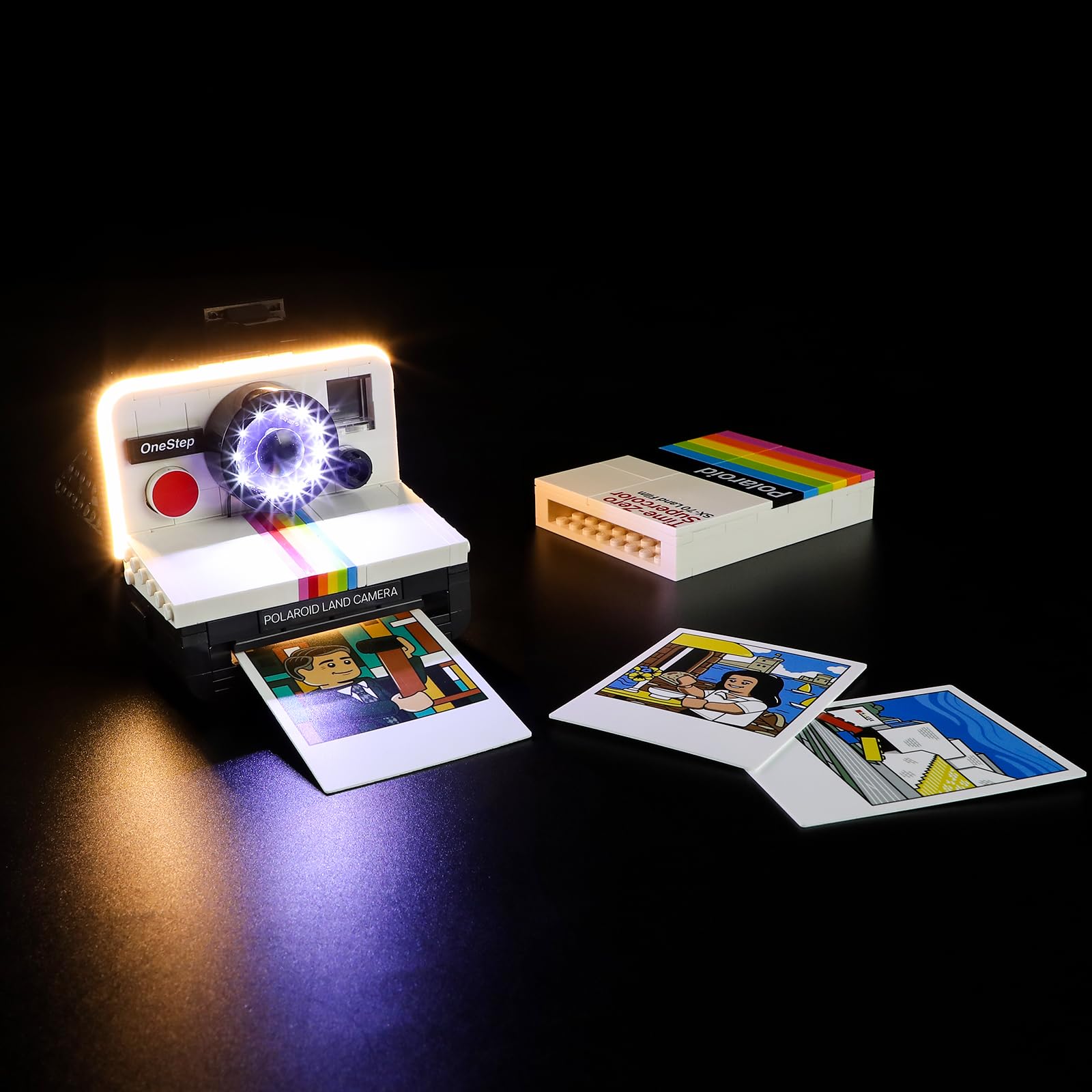 LIGHTAILING Light for Lego- 21345 Polaroid OneStep SX-70 Camera - Led Lighting Kit Compatible with Lego Building Blocks Model - NOT Included The Model Set