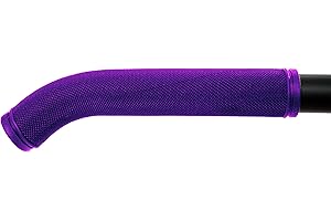RSI Racing 7/8" Universal Rubber Grip 7" Long Snowmobile/ATV/Bicycle/Scooter for Outdoor Recreation- Purple