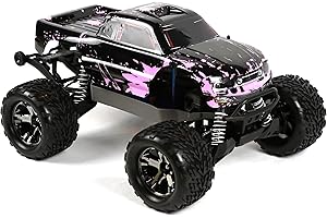 Custom Body Muddy Pink Over Black Compatible for 1/10 Scale RC Car or Truck (Truck not Included) (Pink)