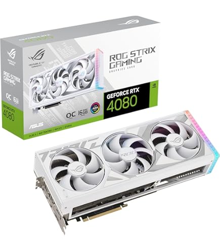 Amazon.com: ASUS ROG STRIX NVIDIA GeForce RTX™ 3080 White OC
