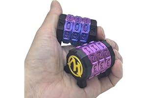 XJPONGC 2 Pack Life Counter - HP Tracker with Tracking Card Slot MTG Tabletop RPG Dungeons and Dragons(2 Pack Black Purple)