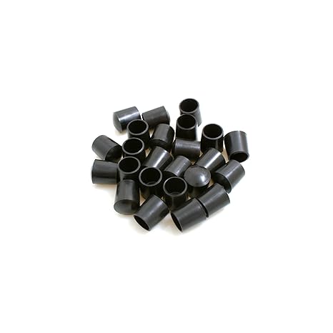 Design61 24x Endkappe Ø18mm Schutzkappen Kunststoffkappen