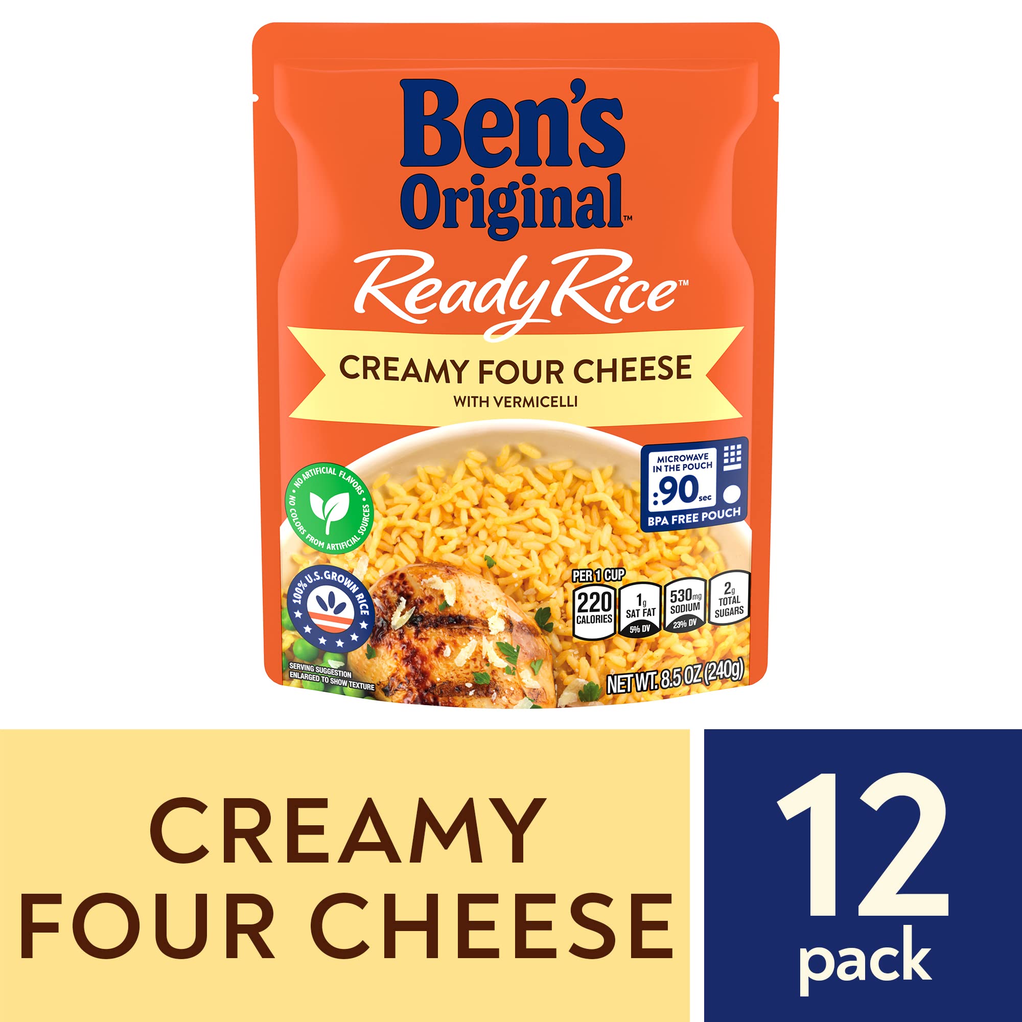 Mua BEN'S ORIGINAL Ready Rice Creamy Four Cheese Flavored Rice, Easy ...