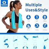 Sukeen Cooling Towel 40x12in Soft Breathable Neck Head Yoga Golf Gym view 5