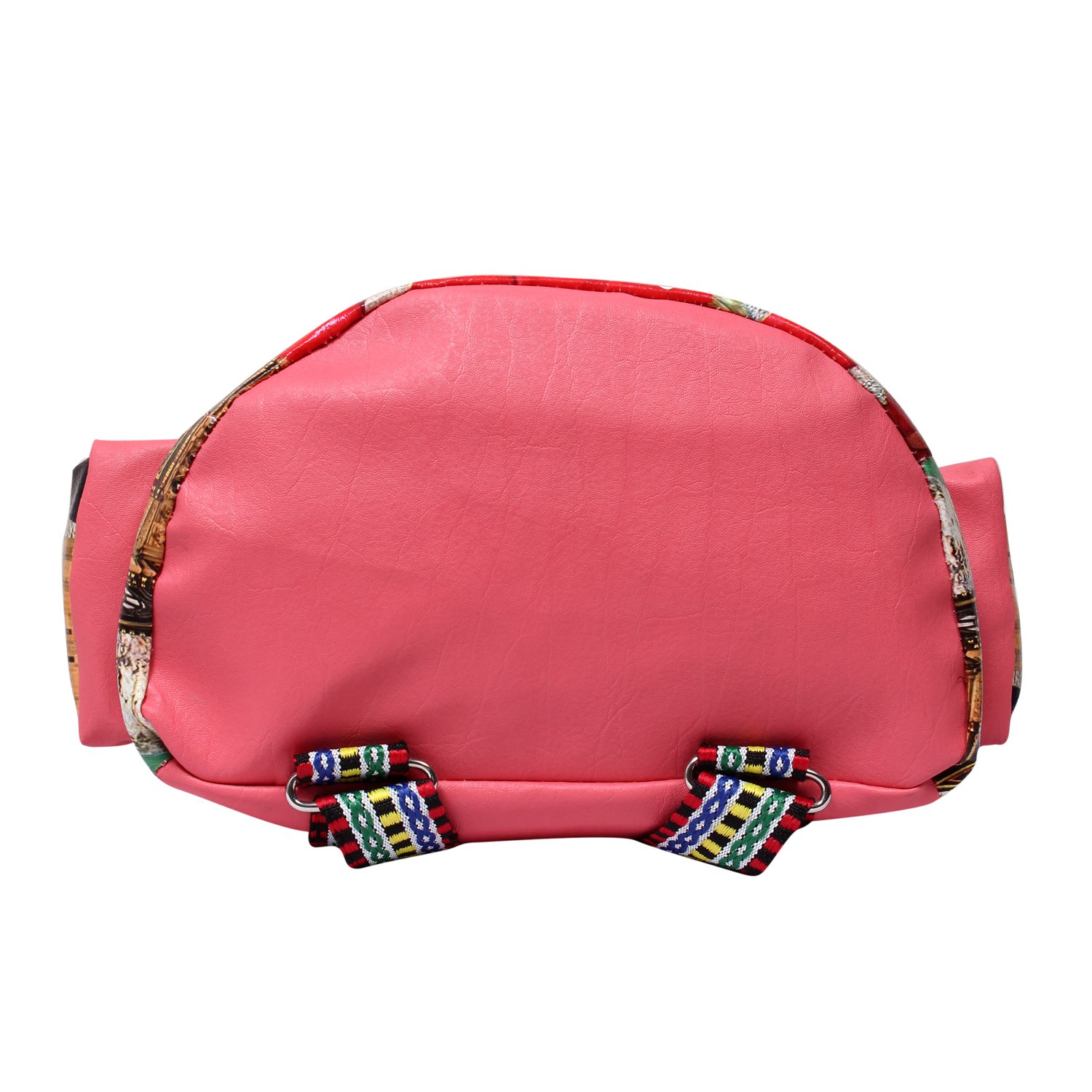 m a k women's leather messenger backpack bag