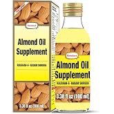 Hamdard Roghan Badam Shirin Almond Oil 100ml / 3.38Fl Oz &ndash; Pure, Sweet Almond Oil for Health, Hair, and Skin Care