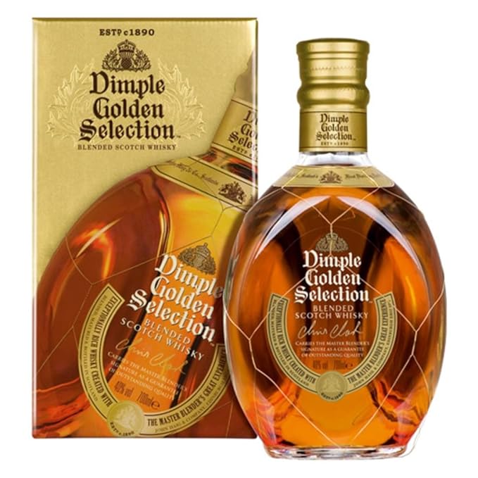 Dimple Golden Selection Blended Scotch Whisky 40% 0,7L - Geschenkbox für Weihnachten