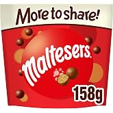 Maltesers Milk Chocolate &amp; Honeycomb More to Share Pouch Bag 158g
