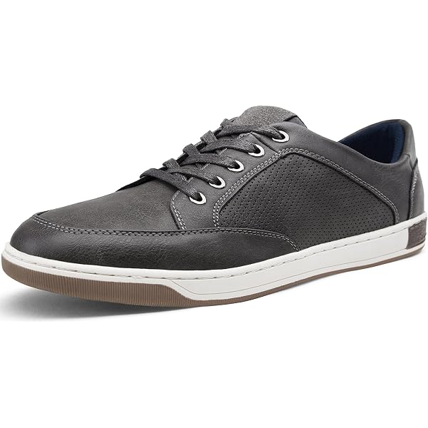 Jousen Men's Fashion Sneakers 3 Eyelets Simple Style Casual