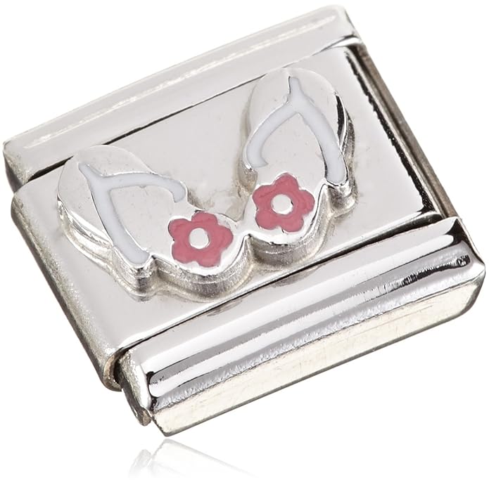 Nomination Damen-Charm Flip Flops Edelstahl Emaille - 330202/30