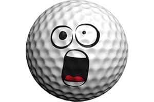 Golfdotz - USGA Rule Conforming Golf Ball Markers, Golf Ball Stickers for Marking Balls, No More Smearing from Stamps, Gifts for Golfers, Dads, and Retirees, (Emoji Collection; 24-32 Count)