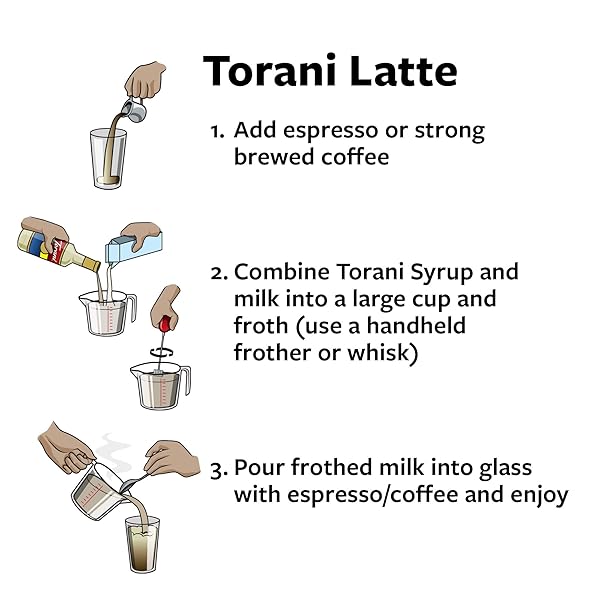 TORANI FRENCH VANILLA SYRUP 12.7 FL OZ (PACK OF 4)
