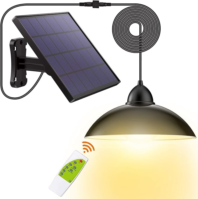 Luces solares LOZAYI para exteriores, IP65