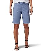 Lee Women's Relaxed Fit Avey Knit Waist Cargo Bermuda Short