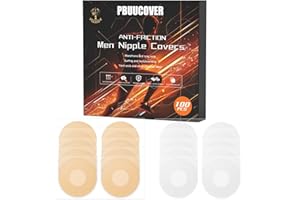 PBUUCOVER Running Nipple Covers for Men 160PCS No Show Protection Men, Nipple Tape Guards for Pro Runners & Athletes Champion Series