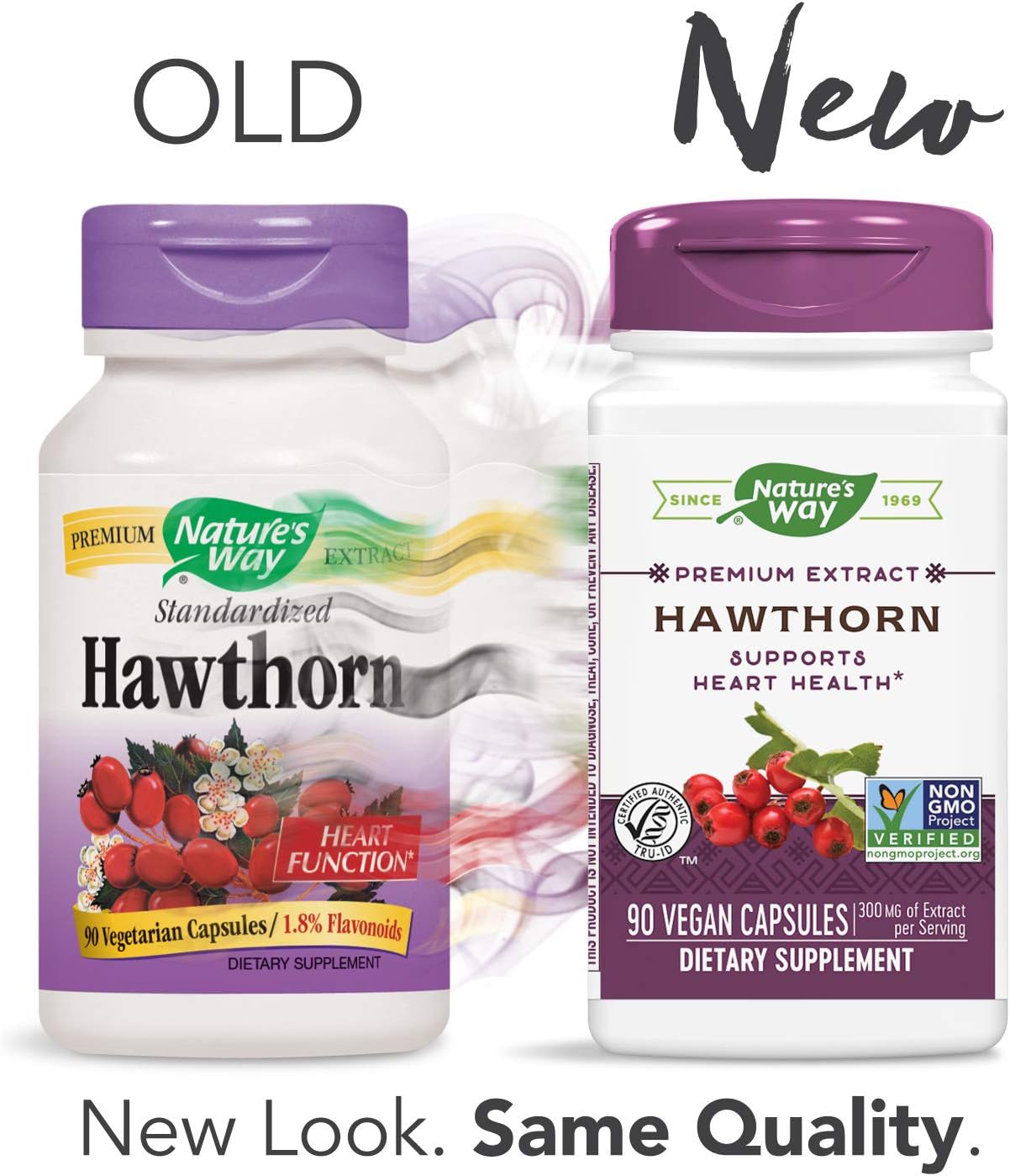 Nature's Way Hawthorn, 300 mg of Extract per Serving, 90 Capsules: Health & Personal Care