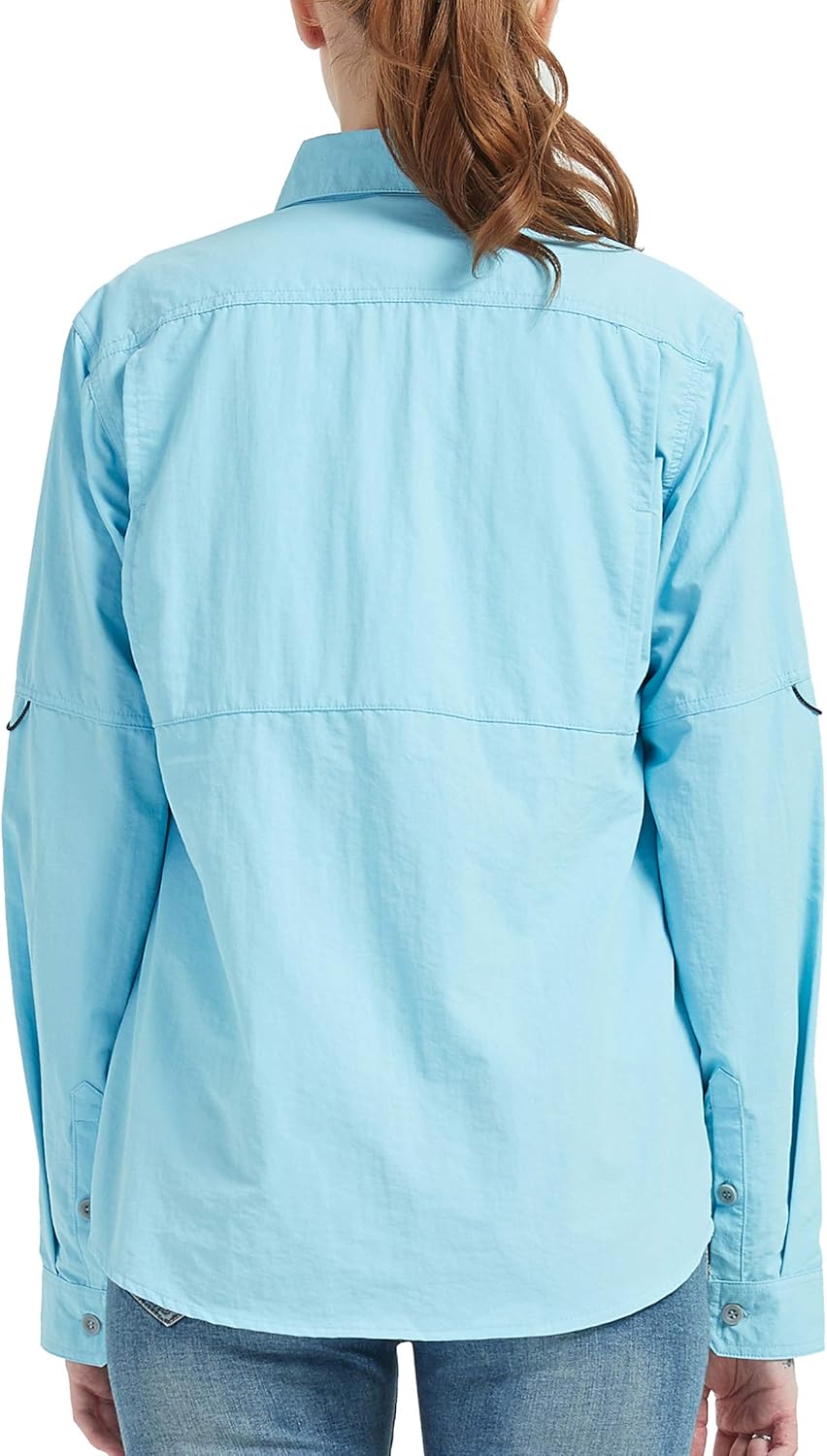 PRIESSEI Women's UPF 50+ Hiking Shirts Long Sleeve Outdoor Shirts for Camping Fishing Breathable and Fast Dry: Clothing