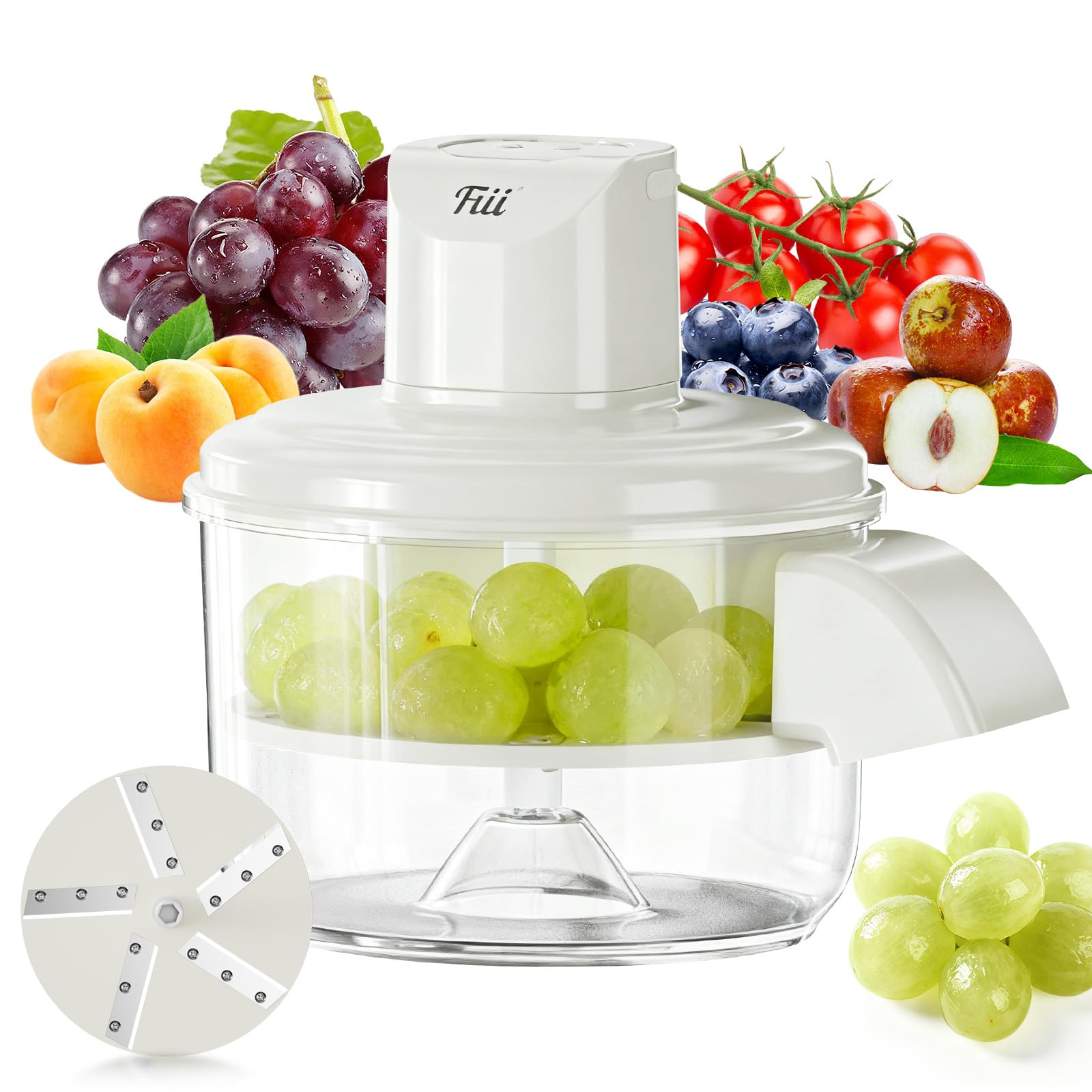 Photo 1 of Electric Grape Peeling Machine – Automatic Peeler Skin Remover Tool for Small Fruits. 20s Fast Peeling Rechargeable Wireless, Easy Clean for Home & Commercial Use, Grape Garlic Cherry Tomato Peeler