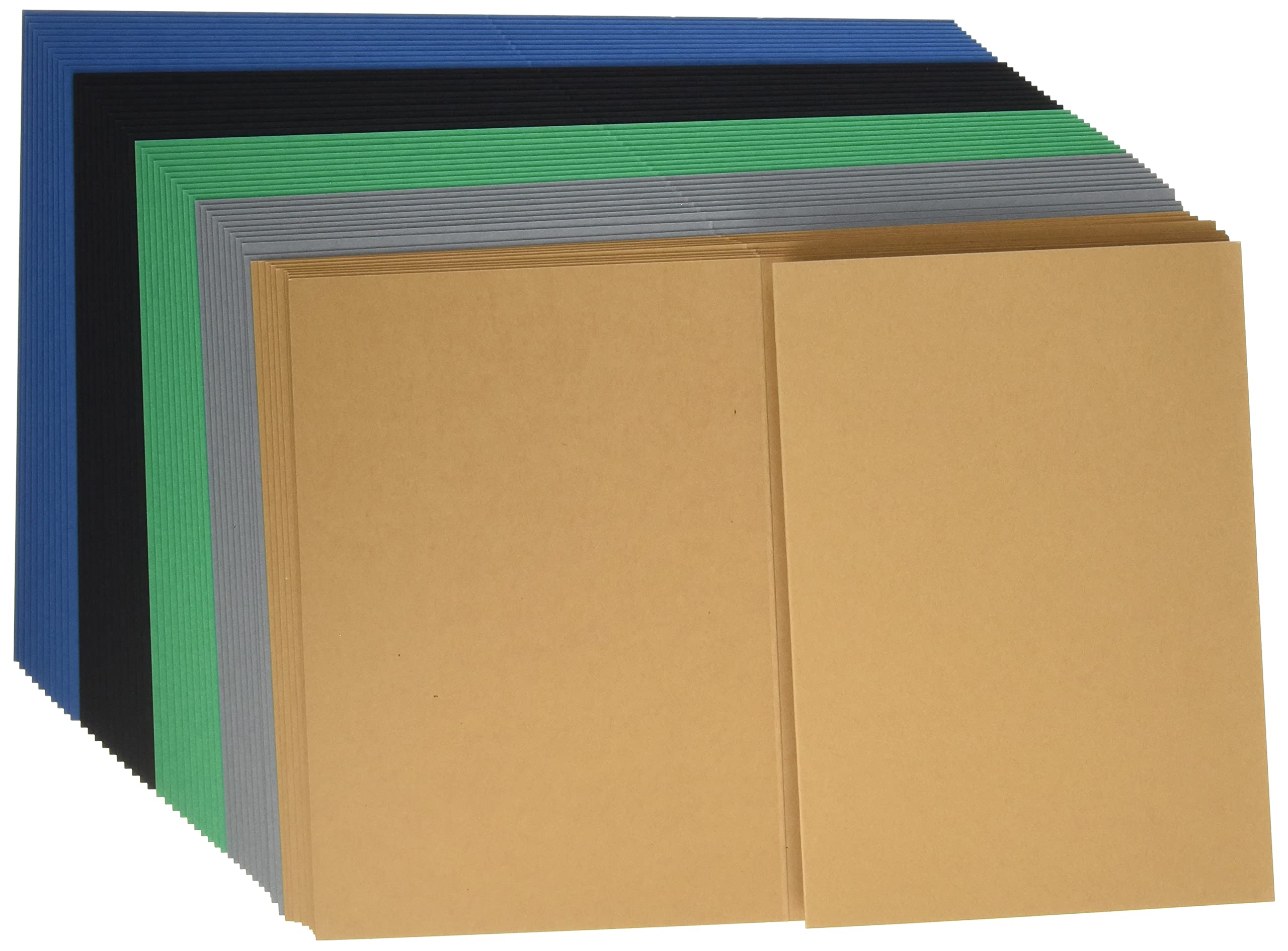 Craft UK 2346 C6 Card and Envelope Pack of 50 - Deep Colours