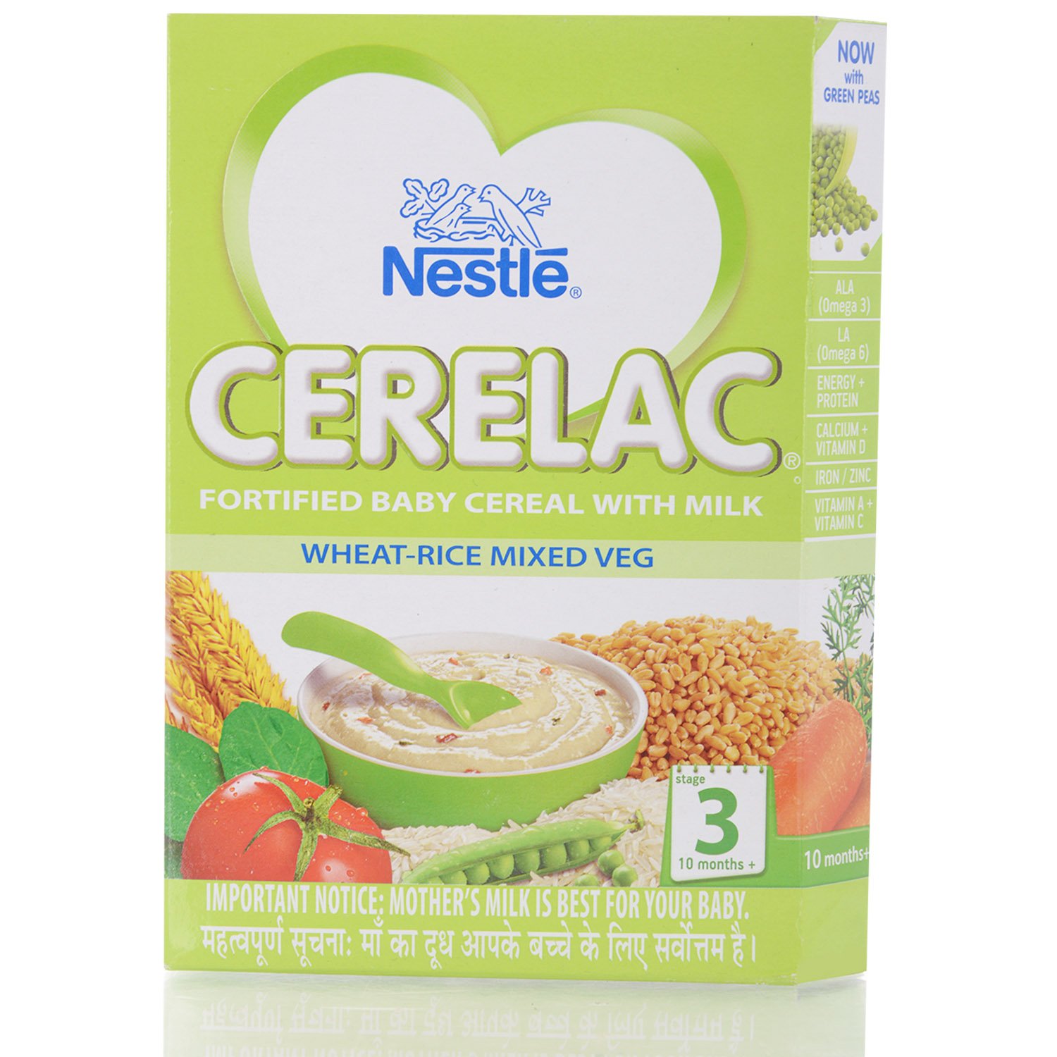 mixing baby cereal with whole milk