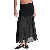 Steve Madden Apparel Malvina Skirt, Black, X-Large
