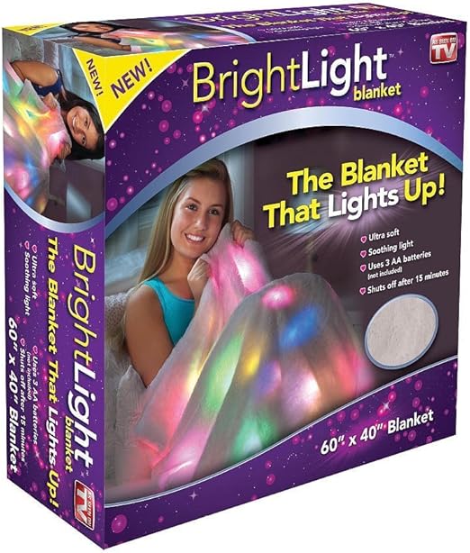 Amazon Com Bright Light Blanket The Blanket That Lights Up As