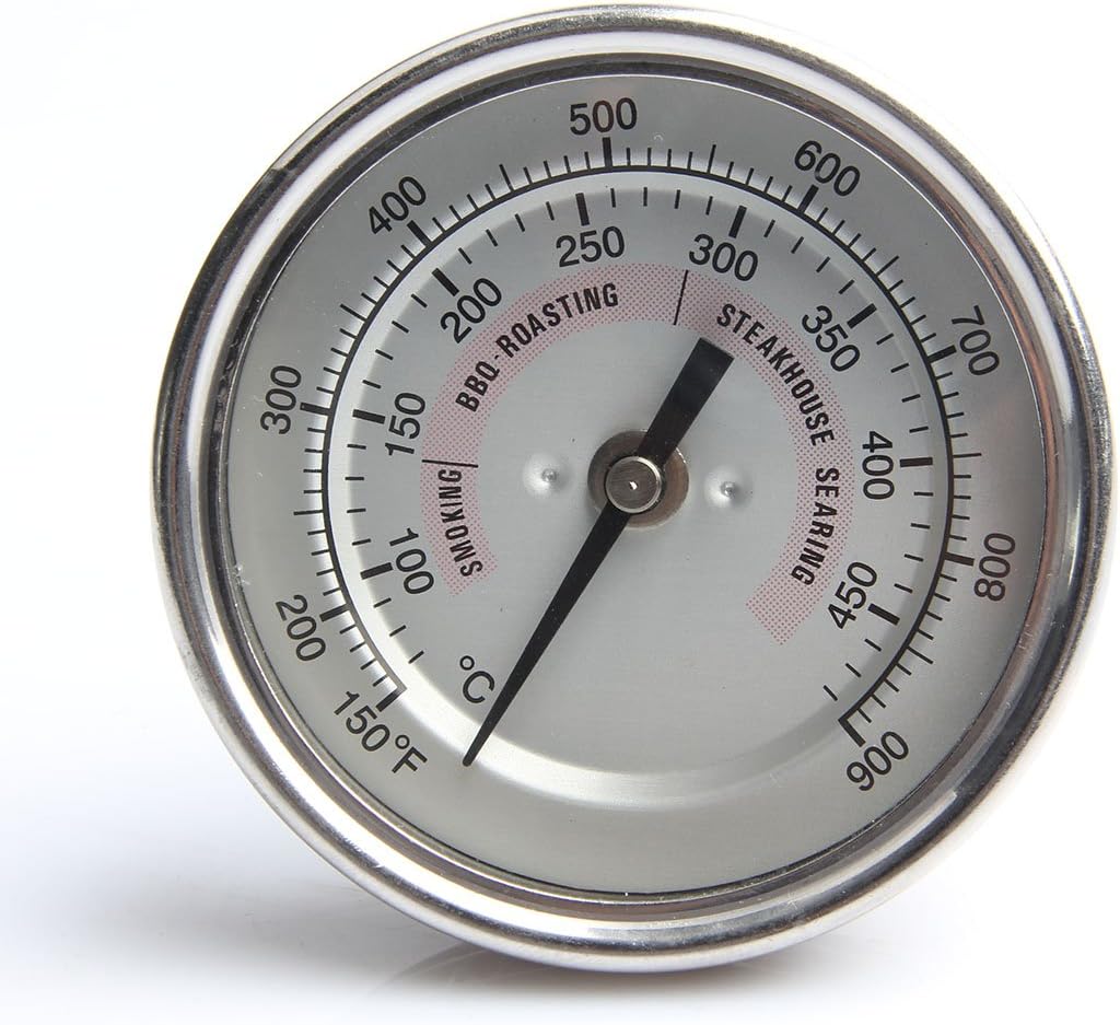 BBQ Grill Temperature Gauge Waterproof Large Face for Kamado Joe Barbecue Charcoal Grill