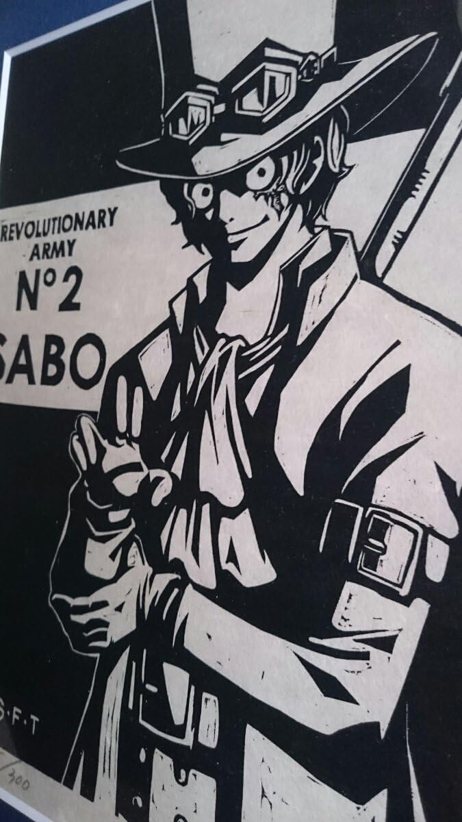 Amazon Co Jp ワンピース 木版画コレクション サボ One Piece 尾田栄一郎描き下ろしイラスト ヤマグチノリカズ ホビー 通販