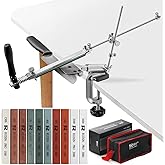 Upgraded RUIXIN PRO RX-008 Professional Knife Sharpener with 10 Whetstones, 360° Rotation Flip Design Fixed-Angle Stainless S