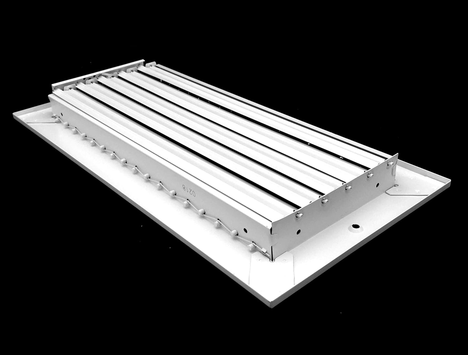 14"w X 6"h Adjustable AIR Supply Diffuser - HVAC Vent Cover Sidewall or Ceiling - Grille Register - High Airflow - White [Outer Dimensions: 15.75"w X 7.75"h] - Heating Vents - 