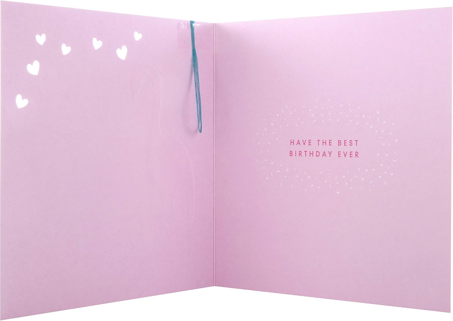 Hallmark Birthday Card for Auntie - Embossed and Die-cut Flamingo Design, Multicoloured, 16 cm by 16 cm - Image 5