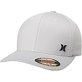 Hurley Mens Baseball Cap - Curved Brim Flexfit Ball Cap, Moisture Wicking Breathable Fitted Hat for Men