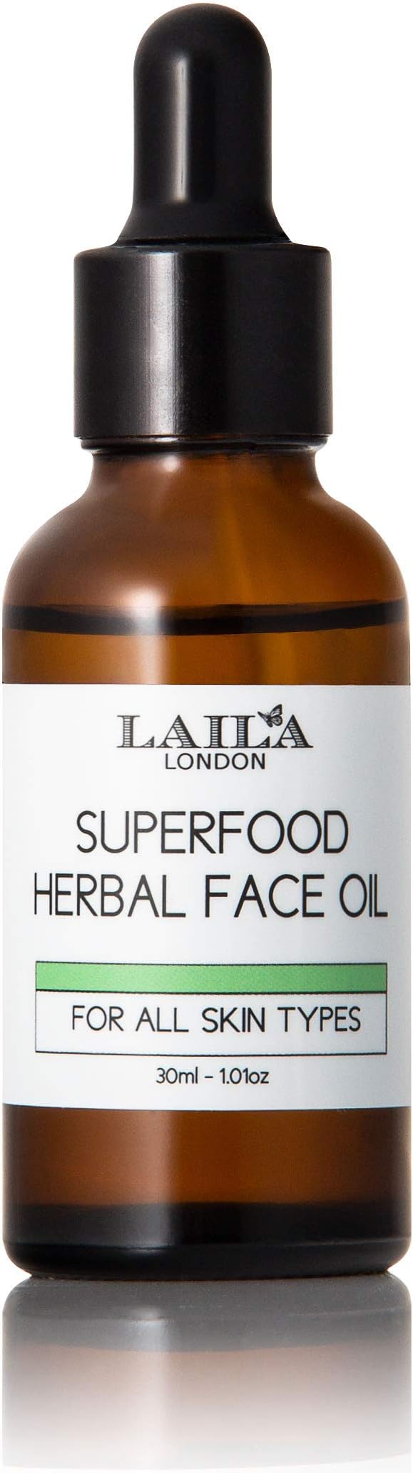 Superfood Herbal Facial Oil Natural Organic Anti-aging Face Oil Serum Hydrates, Nourishes, Smoothes Reduce Fine Lines, Wrinkles, Hydrate Dull Skin. Effective Facial Skin Care Repair Sun Damage, Ease Eczema, Psoriasis Radiant Youthful Skin