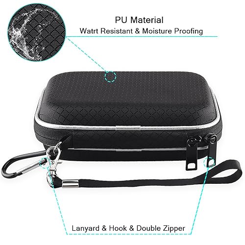 Lacdo Hard Carrying Case for MacBook Air Pro Charger MagSafe