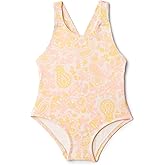 Amazon Essentials x Sofia Grainge Toddler and Baby Girls' One-Piece Swimsuit