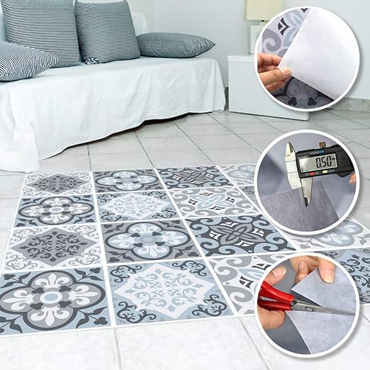 Amazon Com Alwayspon Non Slip Vinyl Floor Sticker Waterproof Pvc