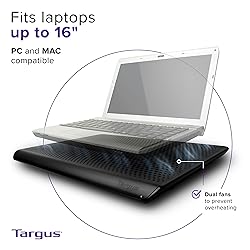 Targus Chill Mat for up to 16-Inch Laptop, Black
