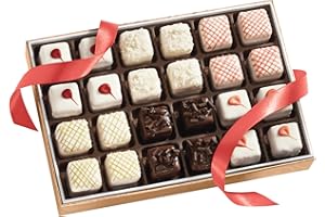 The Swiss Colony Incredible Petits Fours - Gift of 24; 10 3/4 oz. Net Wt.: Gourmet Cake Assortment, Chocolate & Petits Fours Layer Cakes, Delightful Dessert Treats