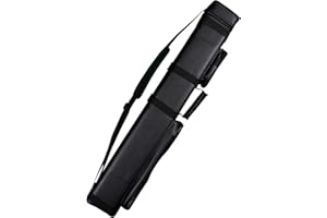 Accuplay Billiards 3x6 Hard Pool Cue Stick Carrying Case Choose Black, Brown, Red White, Blue White or Black White