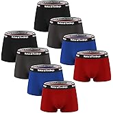Natural Feelings Men's Underwear for Men's Boxer Briefs Trunks Cotton Underwear Men 8-Pack S-XXL