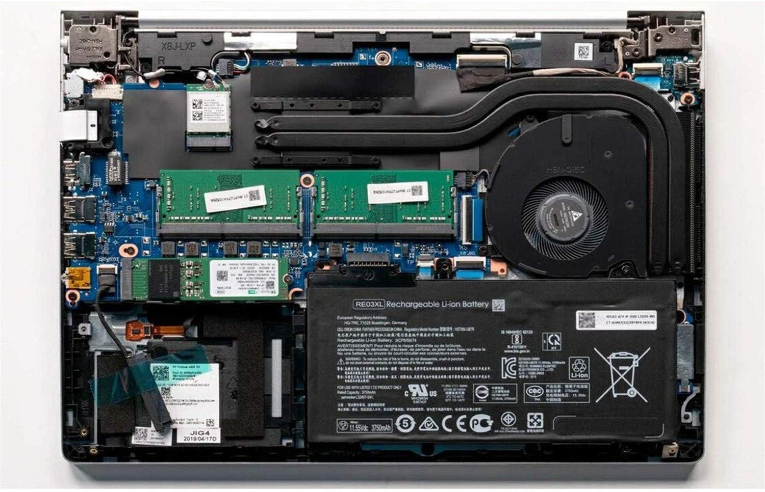 RE03XL L32656-002 HSTNN-OB1C HSTNN-UB7R HSTNN-DB9A L32407-AC1 L32407-2B1 L32407-541 L32656-005 Laptop Battery Replacement for HP ProBook 430 440 445 450 455R G6 430 440 445 450 G7 Serie(11.55V 45Wh) - Image 4