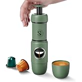 STARESSO TRAVEL NS Portable Manual Espresso Maker | Compatible with Nespresso Original Pods, Ultra-Light Manual Espresso Machine, Perfect for Travel Camping Hiking
