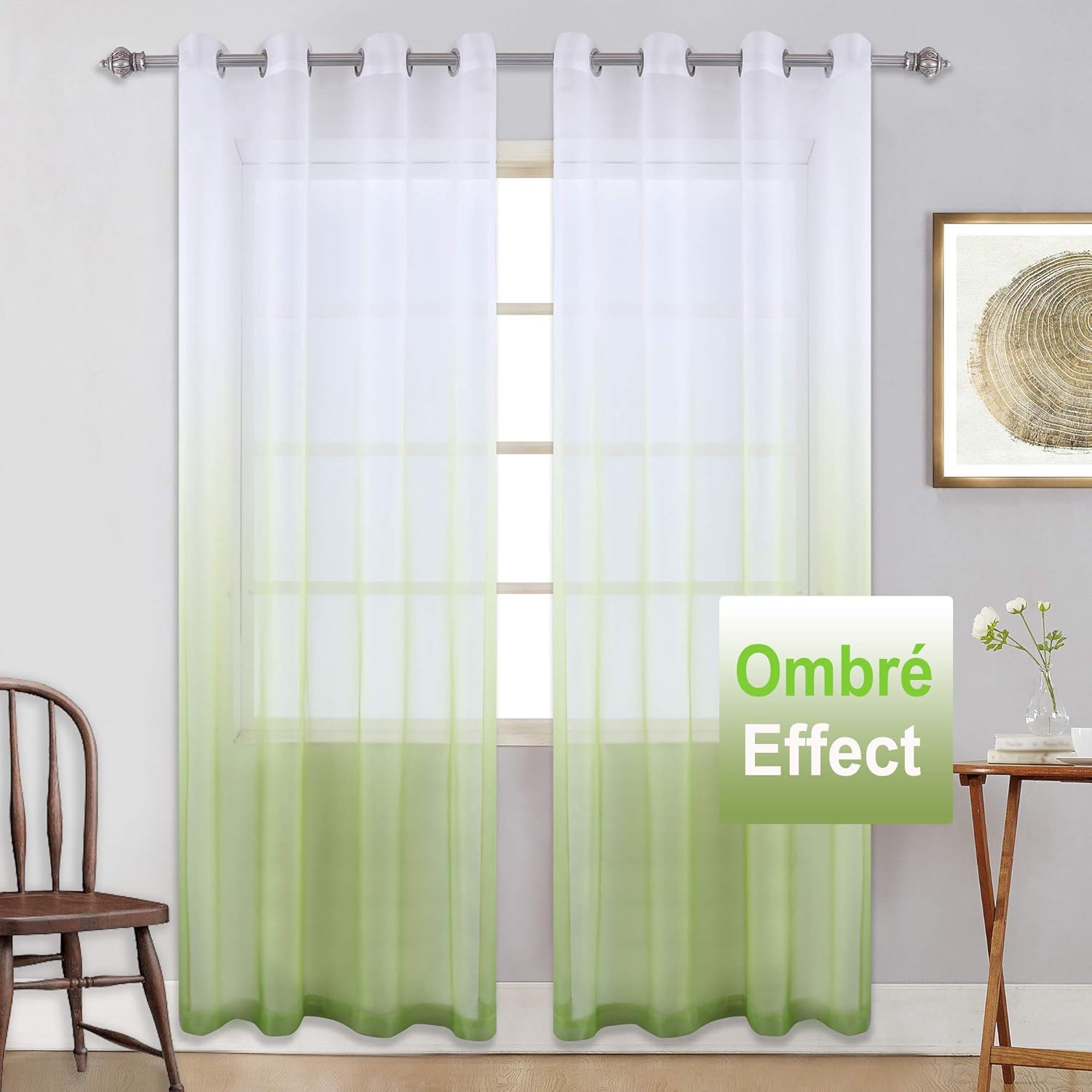 Best light green curtains for living room